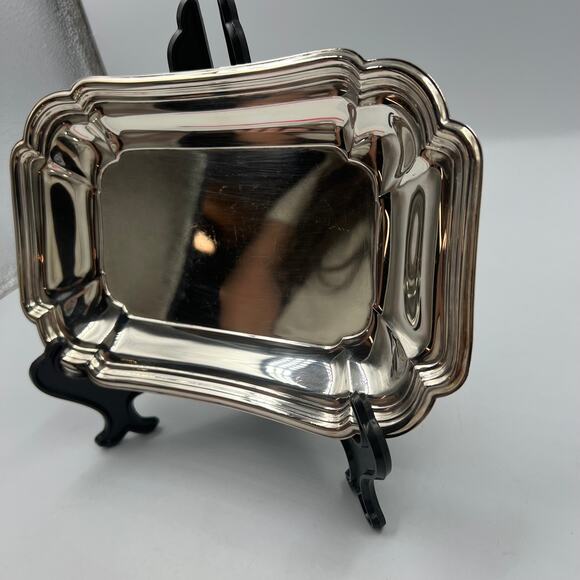 International Silver Co. Chadwick #1513 Serving Dish Platter Rectangular MCM VTG - Picture 5 of 8